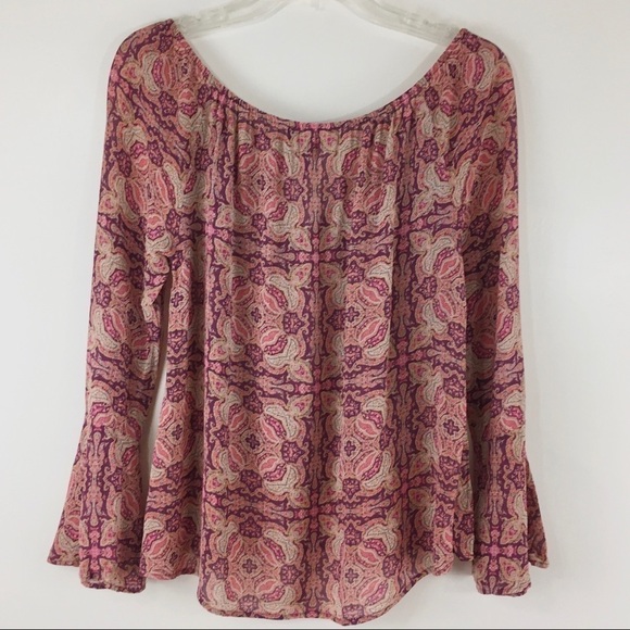 Sanctuary Boho Tunic Top Bell Sleeves - Picture 6 of 11